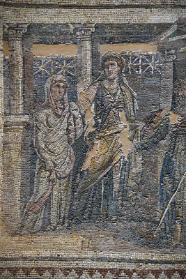 Antakya Archaeology Museum Iphigenia mosaic sept 2019 6152.jpg