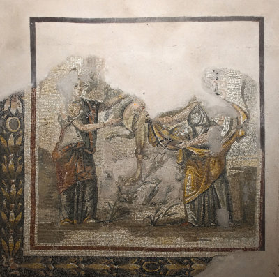 Antakya Archaeology Museum Pegasus and the nymphs mosaic sept 2019 5884.jpg