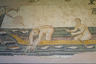 Antakya Archaeology Museum Thalassa and the nude fisherman mosaic sept 2019 6171.jpg