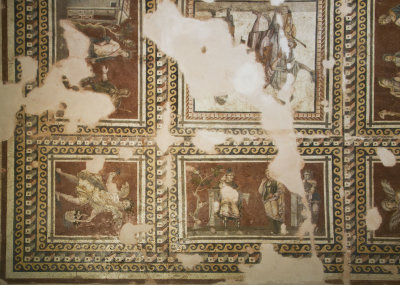 Antakya Archaeology Museum Four seasons mosaic sept 2019 6092e.jpg