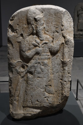 Adana Archaeological Museum Late Hittite Basalt Stele of Atika 2019 6462.jpg