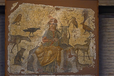 Adana Archaeological Museum Orpheus Mosaic 4th AD sept 2019 6497.jpg