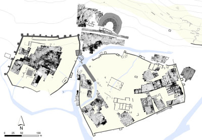 Map of Limyra excavations.jpg