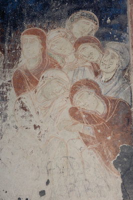 Ani Tigran Honents church 4 Interior Saint Nino miracle fresco 3674
