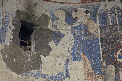 Ani Tigran Honents church 12 Interior Last supper fresco 3677