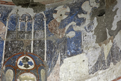 Ani Tigran Honents church 12 Interior Last supper fresco 3678