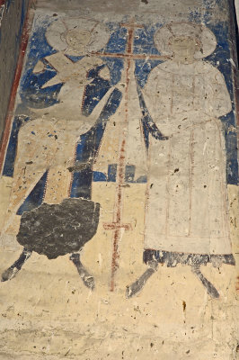 Ani Tigran Honents church 23 Interior True cross fresco 3680
