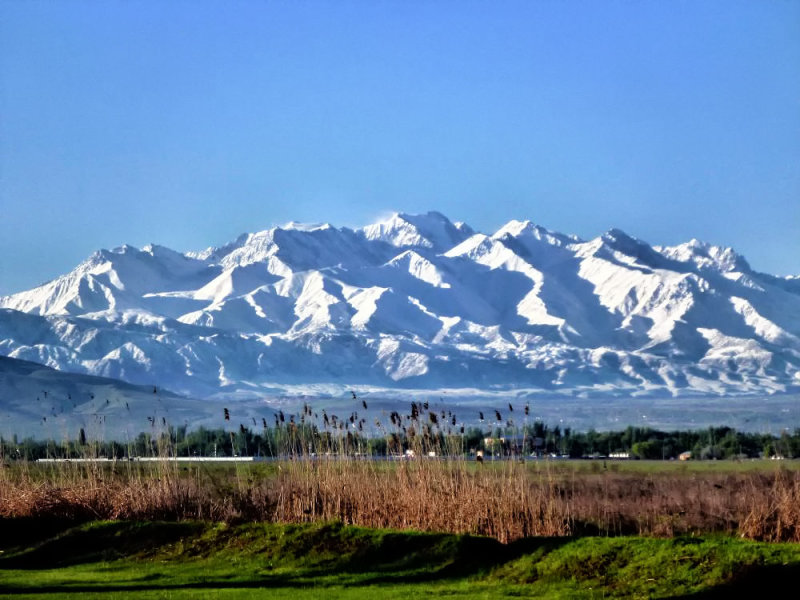 And a last look at the Tien Shan mountain range in Kyrgzystan