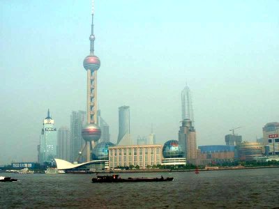 The Pudong Section of Shanghai from the Bund