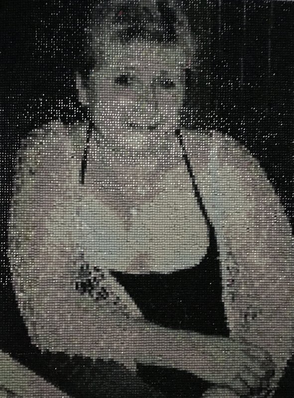 5 D diamond painting of myself Jean Ann Fitzhugh