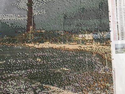 Blackpool Tower and sea my image turned into 5ddiamond painting not finished yet