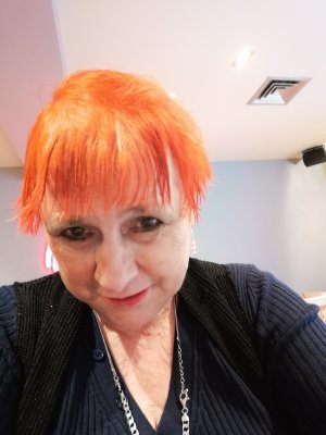 Jean Fitzhugh and orange hair