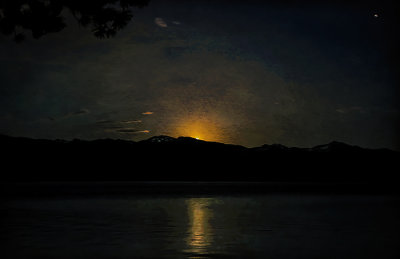 Full Moon Over the Bitterroot