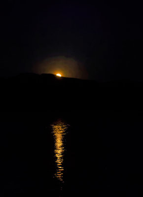 Full Moon Rising Over the Bitteroot