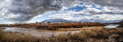 North Beach, the Rio Grande and the Sandias