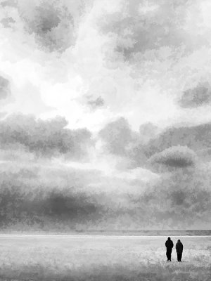 Morning Walk on the Beach