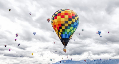 Last Day of the International Hot Air Balloon Fiesta in Albuquerque