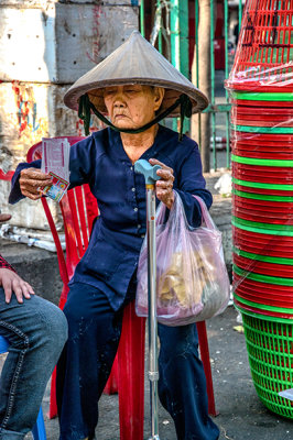 Morning Street Market Saigon