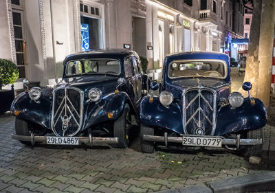 Pair of French Citron Traction Avant, circa 1934-1957