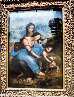 'The Virgin and Child with St. Anne' by Leonardo Da Vinci