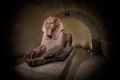 The Louvre's Egyptian Sphinx
