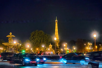 A Bustling Paris Night