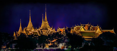 Thai Grand Palace at Night