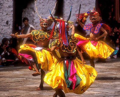 Vibrant Festival Dancers