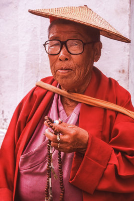 Elderly Buddhist Nun