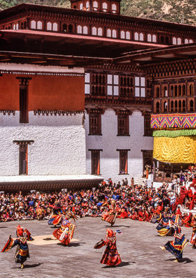 Wangdi Dzong During Festival