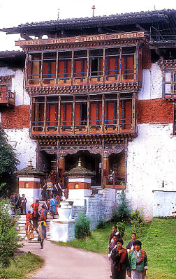 Main Entrance of Wangdhi Phodrang Dzong