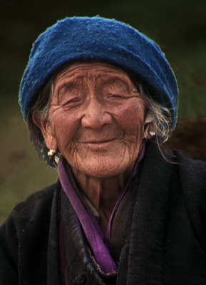 Old Woman, Tibet