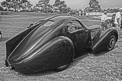 1931 Bugatti Type 51 Rear View