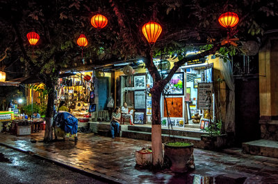 Atmospheric Street After a Late Night Shower