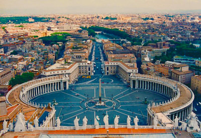 St Peter’s Square or Piazza San Pietro