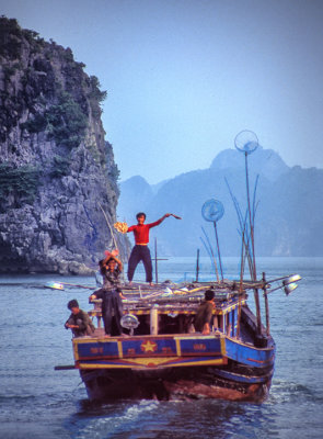 Waving Fishermen