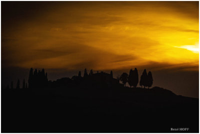 Chapelle Vitaleta Val D'Orcia
