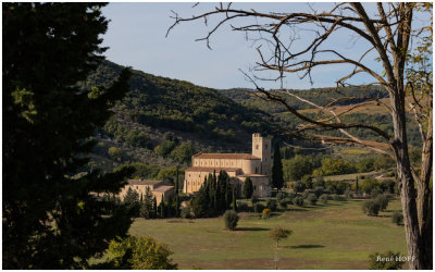 Toscane  Abbaye De Sant'Antimo