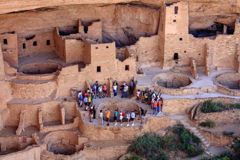 Cliff Palace And Tour Group
