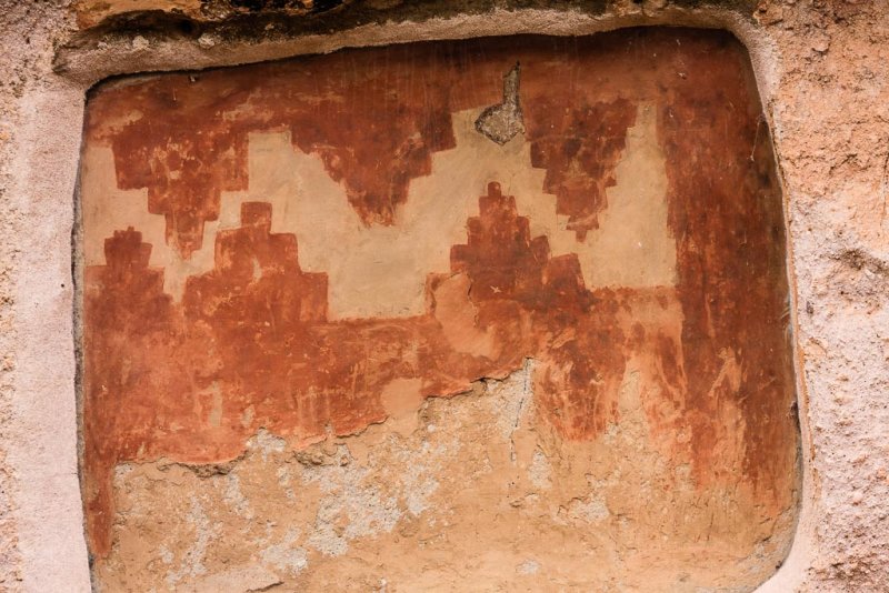 Petroglyph Behind Protective Plexiglass