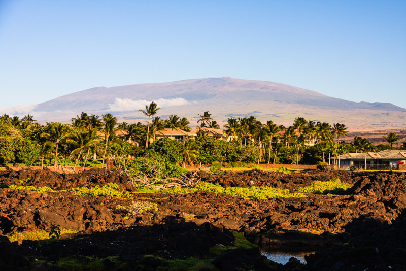 Mauna Kea Volcano from Waikoloa