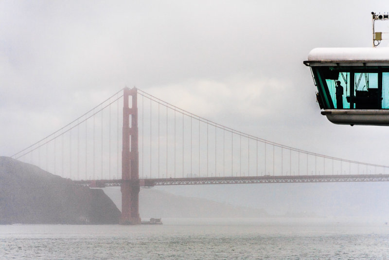 Star Princess approaching Golden Gate Bridge