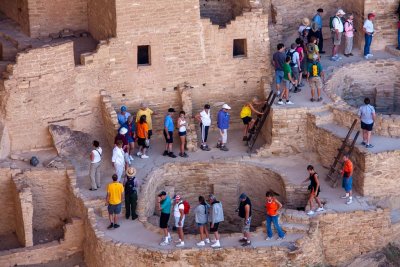 Cliff Palace And Tour Group
