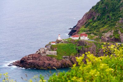 Fort Amherst At Harbour Entrance - Dusk