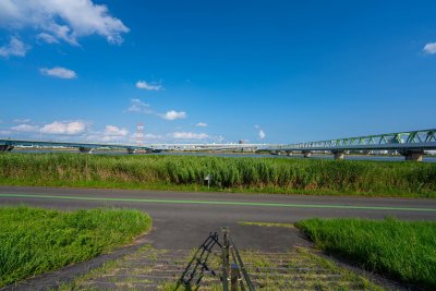 Two Bridges over the Raging River.