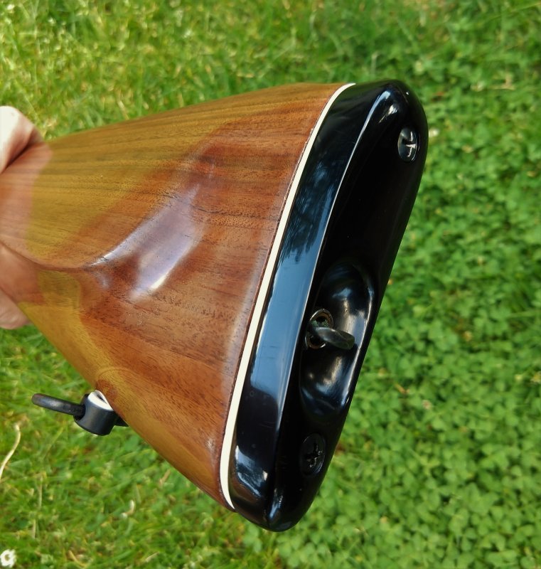 polished butt plate