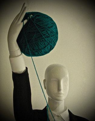 11 X 14 A YARN IN HAND IS WORTH..