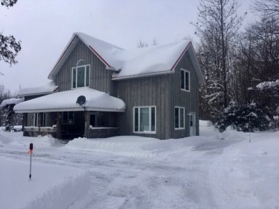 Winter's blast of snow on leap day!