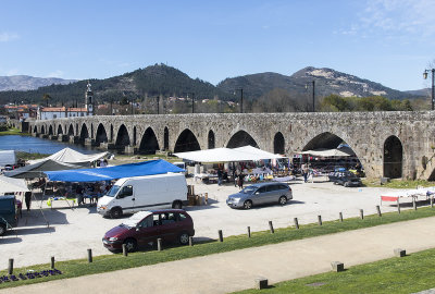 Roman bridge in Ponte de Lima