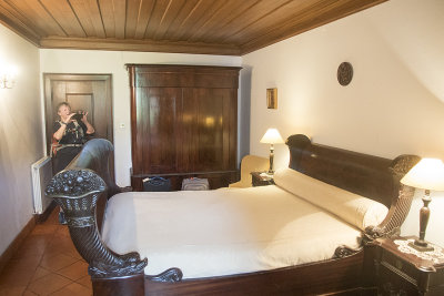 Bed at Pao de Calheiros Inn 